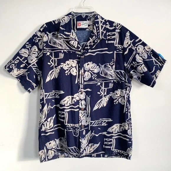 Hawaiian Printed Button Down Shirts